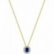 COLLIER PLAQUE OR