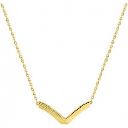 COLLIER PLAQUE OR