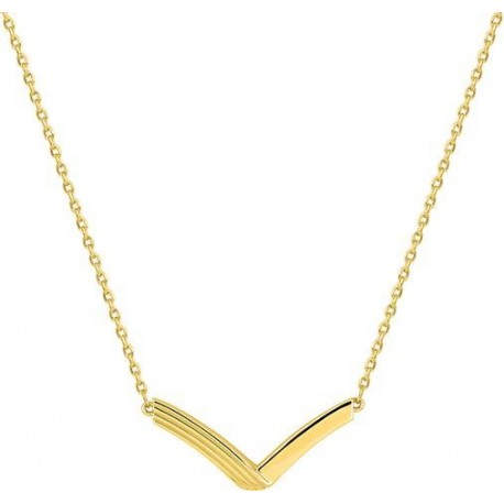 COLLIER PLAQUE OR
