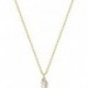 COLLIER PLAQUE OR