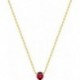 COLLIER PLAQUE OR