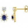 BOUCLES D'OREILLES PLAQUE OR