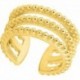 BOUCLES D'OREILLES PLAQUE OR