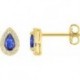 BOUCLES D'OREILLES PLAQUE OR