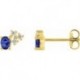 BOUCLES D'OREILLES PLAQUE OR