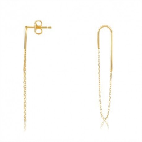 BOUCLES D'OREILLES OR 375/1000