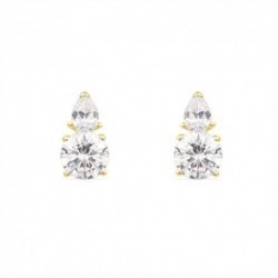 BOUCLES D'OREILLES OR 375/1000