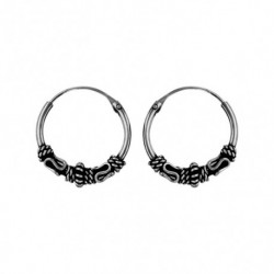 BOUCLES D'OREILLES ARGENT