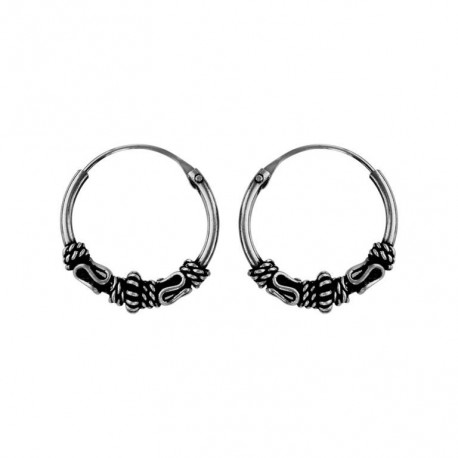 BOUCLES D'OREILLES ARGENT