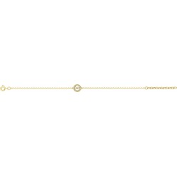 BRACELET PLAQUE OR