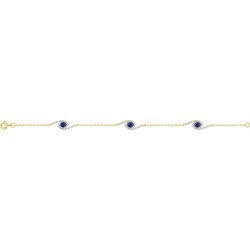 BRACELET PLAQUE OR