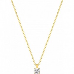 COLLIER PLAQUE OR
