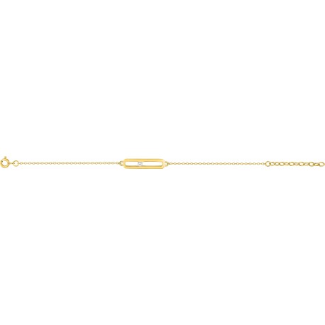 BRACELET PLAQUE OR