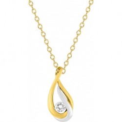 COLLIER PLAQUE OR