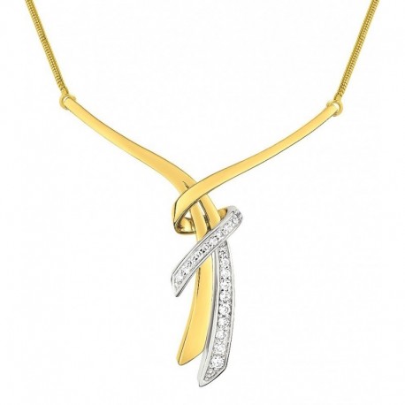 COLLIER PLAQUE OR