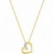 COLLIER PLAQUE OR