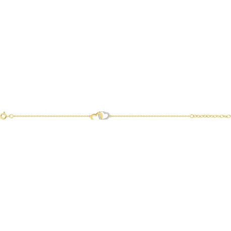 BRACELET PLAQUE OR
