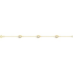 BRACELET PLAQUE OR