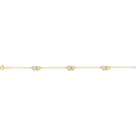 BRACELET PLAQUE OR