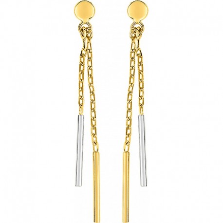 BOUCLES D'OREILLES OR 375/1000