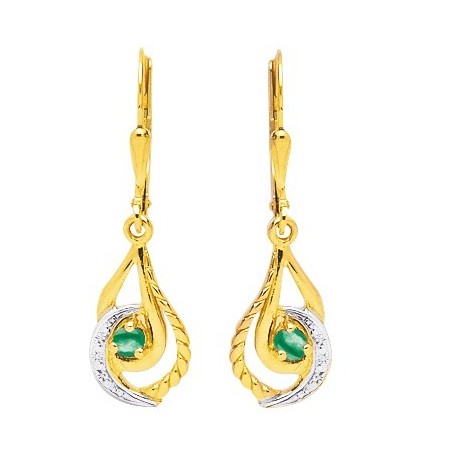 BOUCLES D'OREILLES OR 375/1000