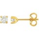 BOUCLES D'OREILLES OR 750/1000