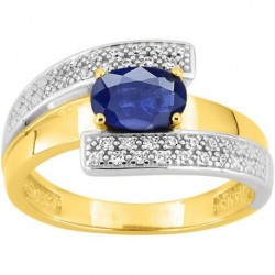 BAGUE PLAQUE OR