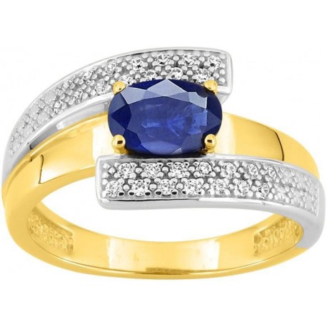 BAGUE PLAQUE OR
