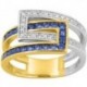 BAGUE PLAQUE OR