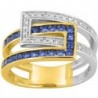 BAGUE PLAQUE OR