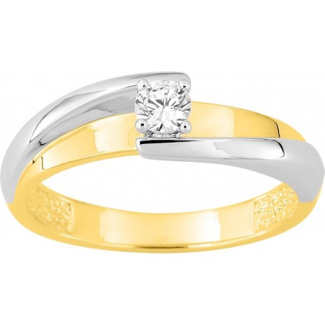 BAGUE PLAQUE OR