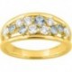 BAGUE PLAQUE OR