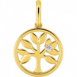 PENDENTIF PLAQUE OR