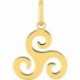 PENDENTIF PLAQUE OR