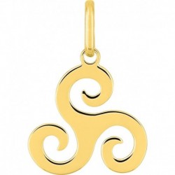 PENDENTIF PLAQUE OR