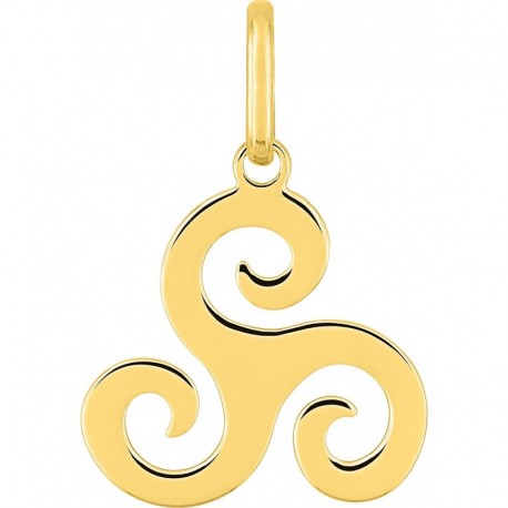 PENDENTIF PLAQUE OR
