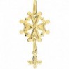 CROIX PLAQUE OR