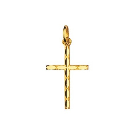 CROIX PLAQUE OR