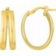 BOUCLES D'OREILLES PLAQUE OR