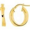 BOUCLES D'OREILLES PLAQUE OR