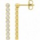 BOUCLES D'OREILLES PLAQUE OR