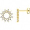 BOUCLES D'OREILLES PLAQUE OR