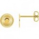 BOUCLES D'OREILLES PLAQUE OR