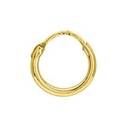 BOUCLES D'OREILLES PLAQUE OR