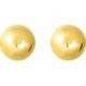 BOUCLES D'OREILLES PLAQUE OR