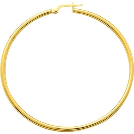 BOUCLES D'OREILLES PLAQUE OR