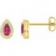 BOUCLES D'OREILLES PLAQUE OR