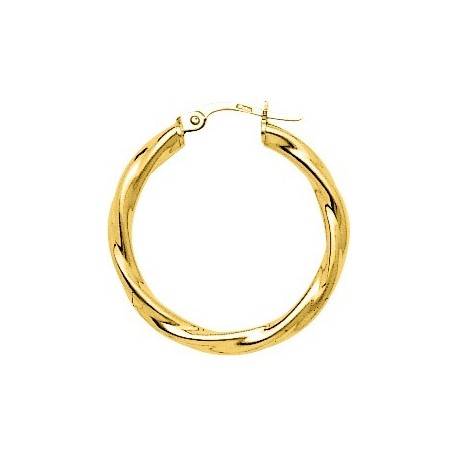 BOUCLES D'OREILLES PLAQUE OR