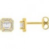 BOUCLES D'OREILLES PLAQUE OR