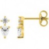 BOUCLES D'OREILLES PLAQUE OR